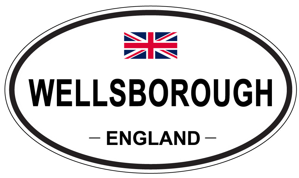 WELLSBOROUGH, ENGLAND - Oval Sticker