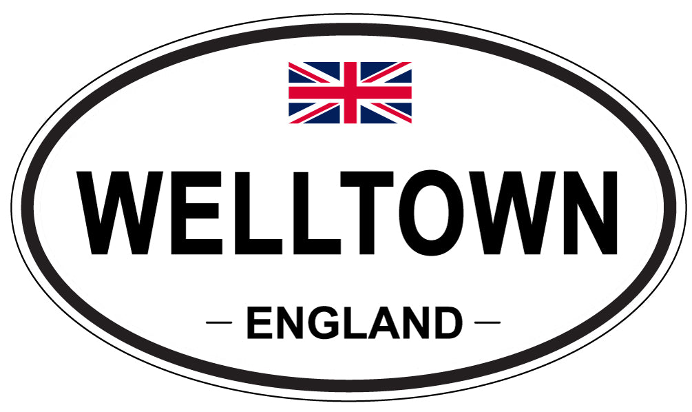 WELLTOWN, England - Oval Magnet
