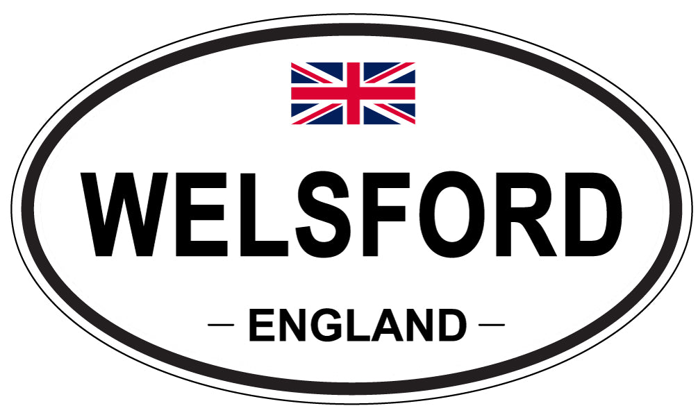 WELSFORD, ENGLAND - Oval Sticker