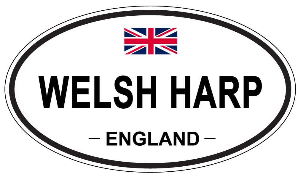 WELSH HARP, England - Oval Magnet
