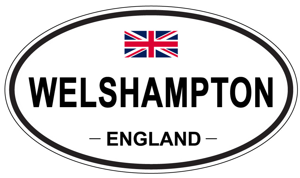 WELSHAMPTON, England - Oval Magnet