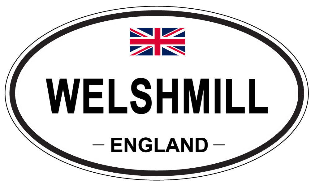 WELSHMILL, England - Oval Magnet