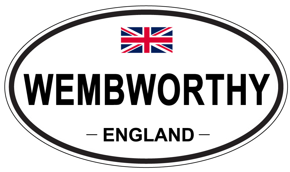 WEMBWORTHY, England - Oval Magnet