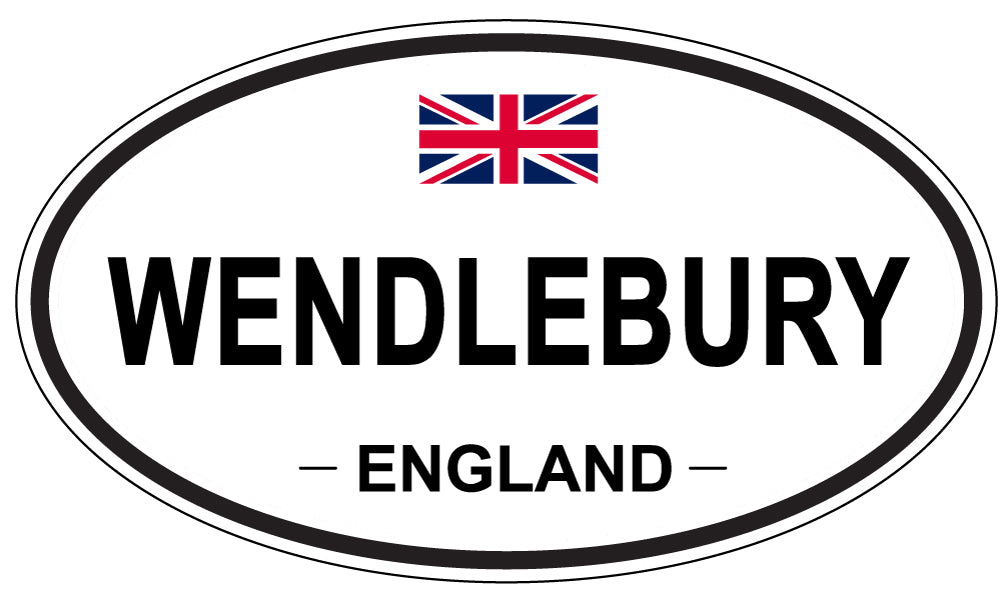 WENDLEBURY, England - Oval Magnet