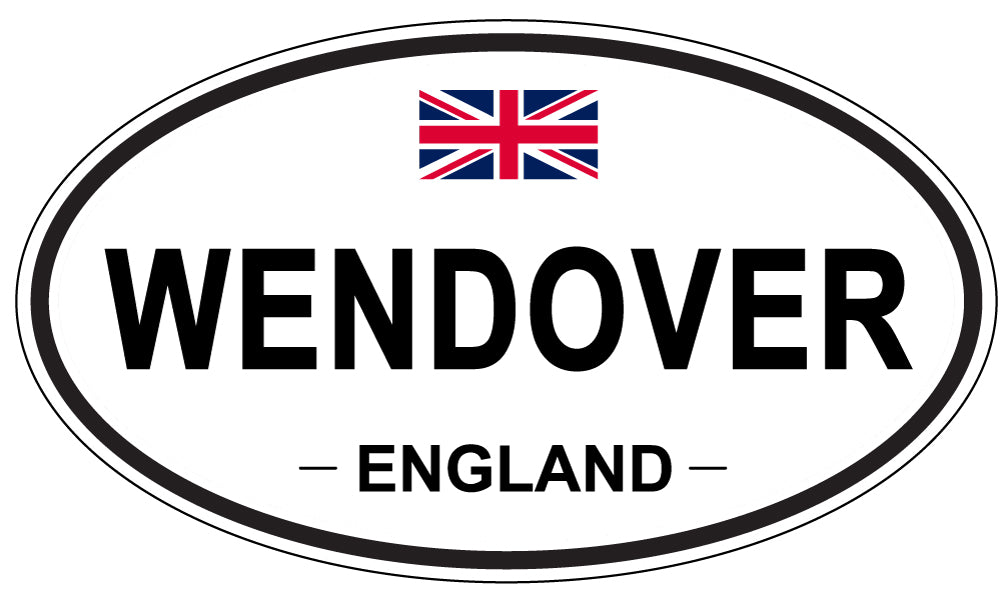WENDOVER, ENGLAND - Oval Sticker
