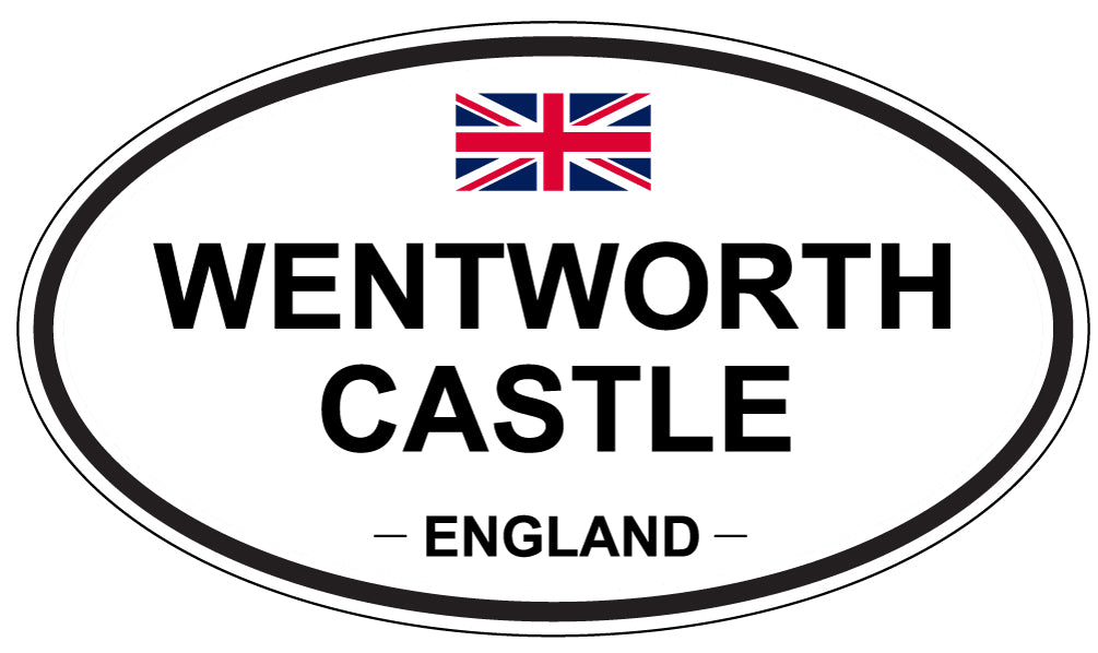 WENTWORTH CASTLE, ENGLAND - Oval Sticker