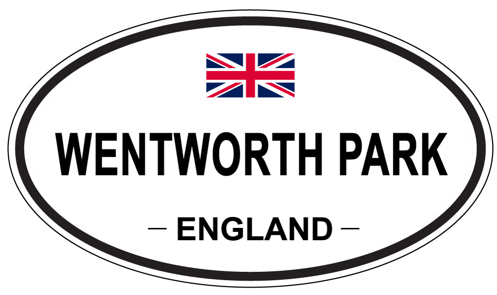 WENTWORTH PARK, ENGLAND - Oval Sticker