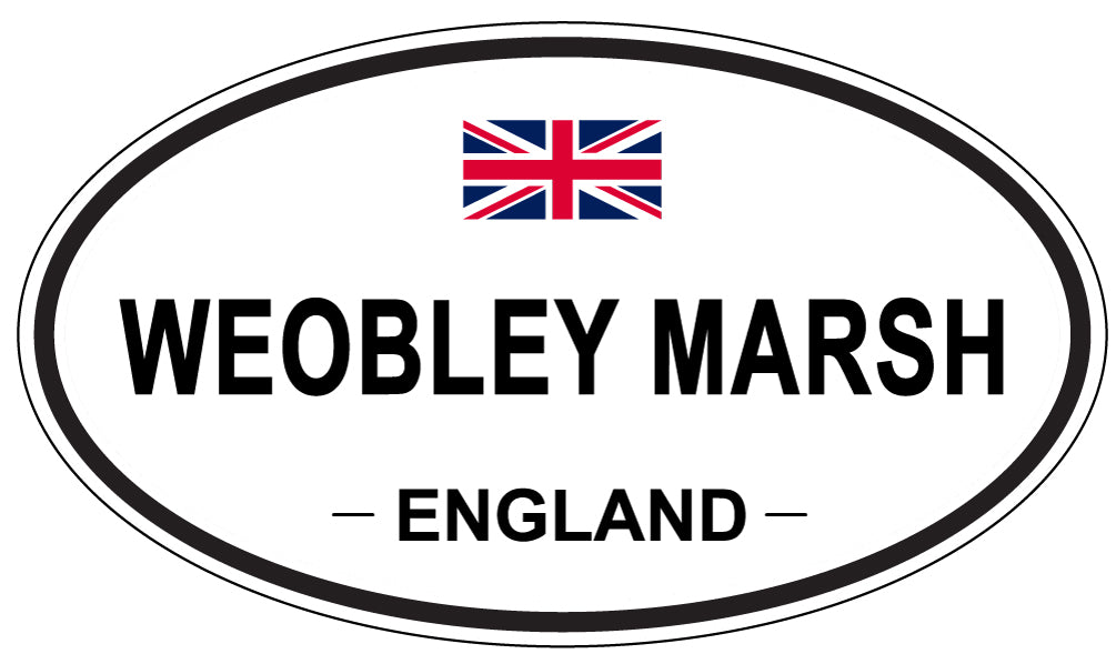 WEOBLEY MARSH, England - Oval Magnet