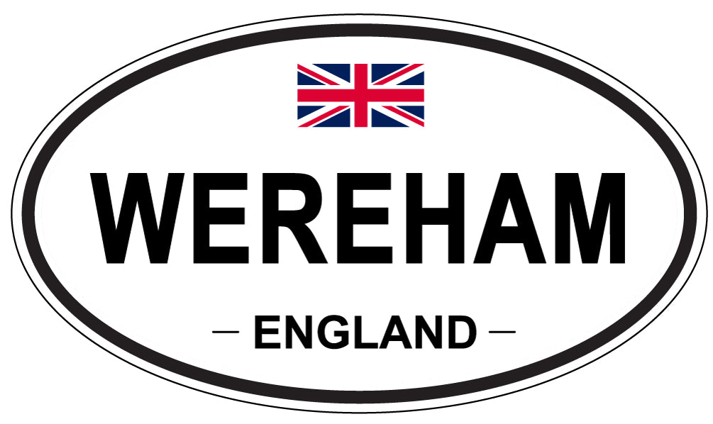 WEREHAM, ENGLAND - Oval Sticker