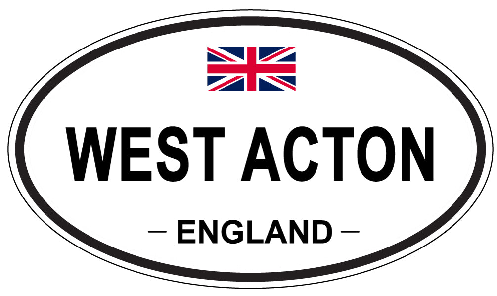 WEST ACTON, England - Oval Magnet