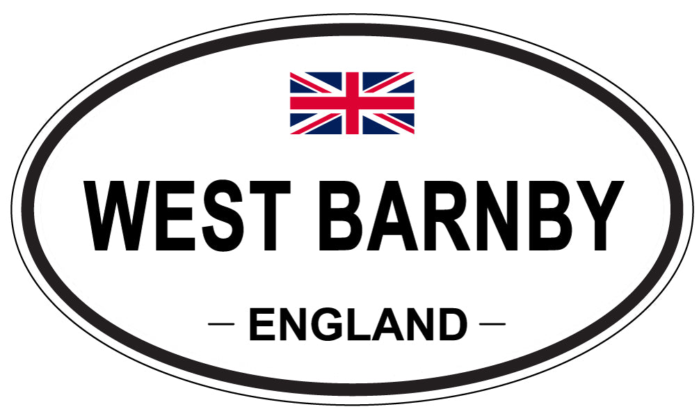WEST BARNBY, England - Oval Magnet