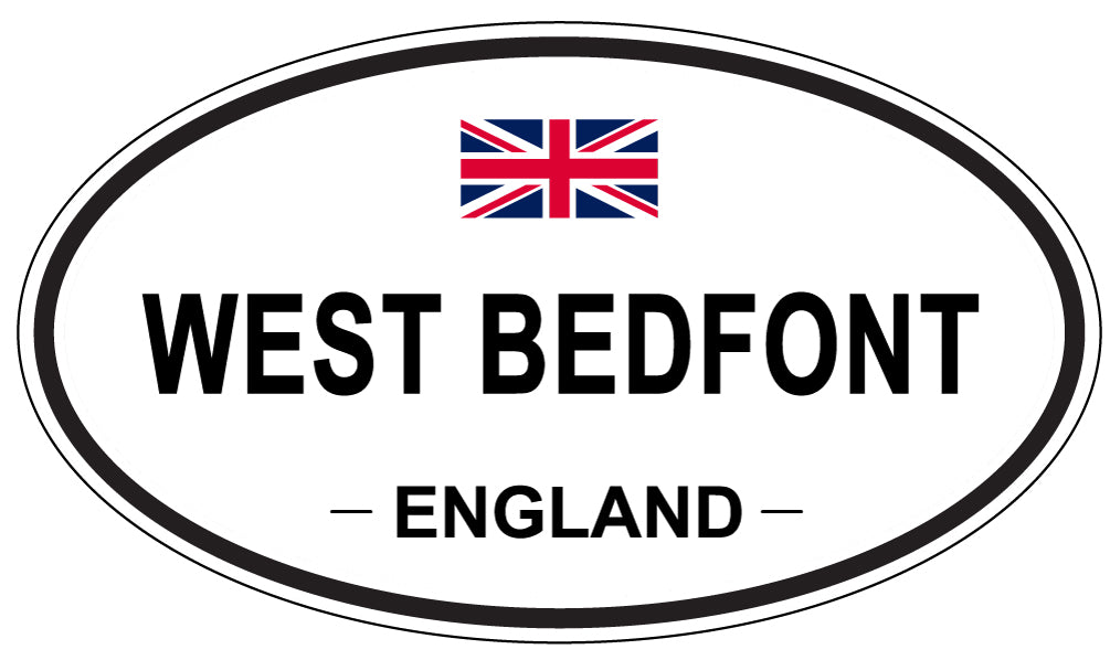 WEST BEDFONT, England - Oval Magnet