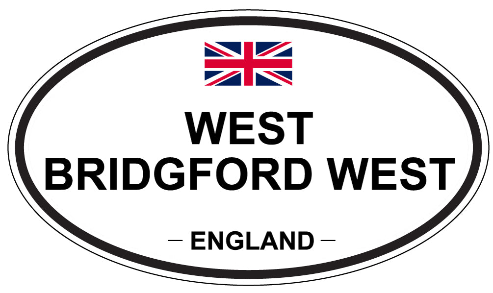 WEST BRIDGFORD WEST, England - Oval Magnet