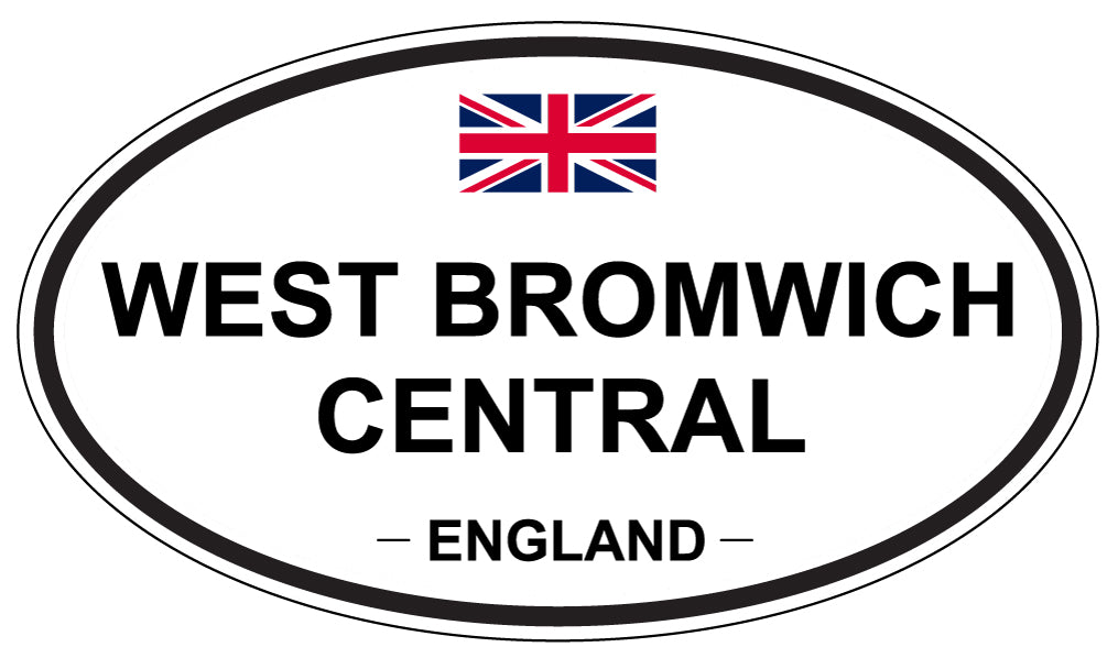WEST BROMWICH CENTRAL, England - Oval Magnet