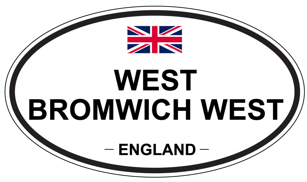 WEST BROMWICH WEST, England - Oval Magnet