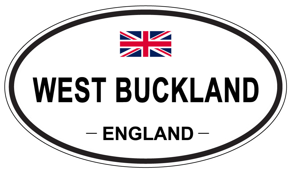 WEST BUCKLAND, England - Oval Magnet