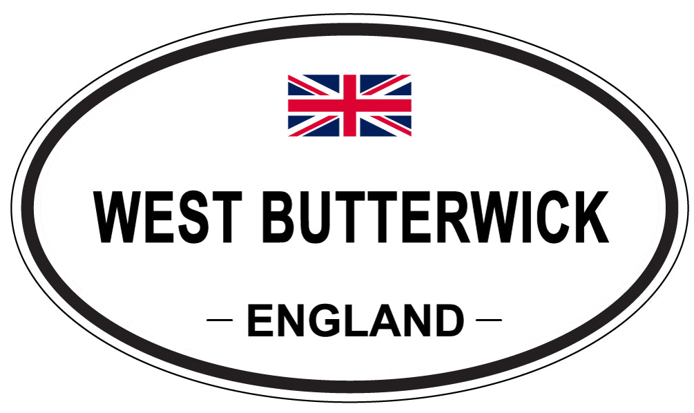 WEST BUTTERWICK, England - Oval Magnet