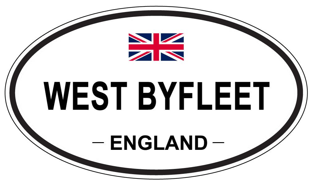 WEST BYFLEET, England - Oval Magnet