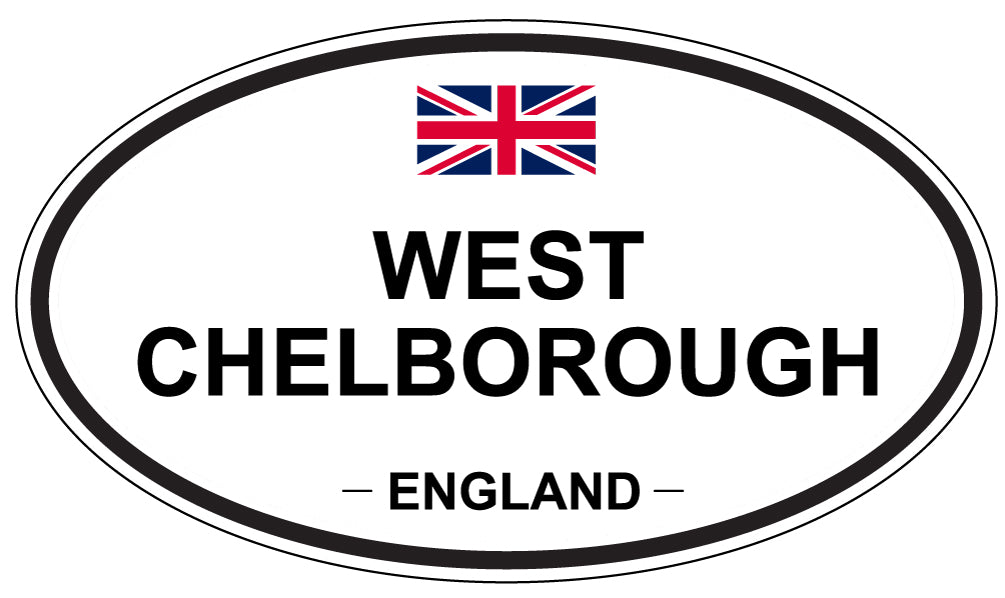 WEST CHELBOROUGH, ENGLAND - Oval Sticker