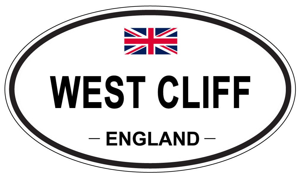 WEST CLIFF, England - Oval Magnet