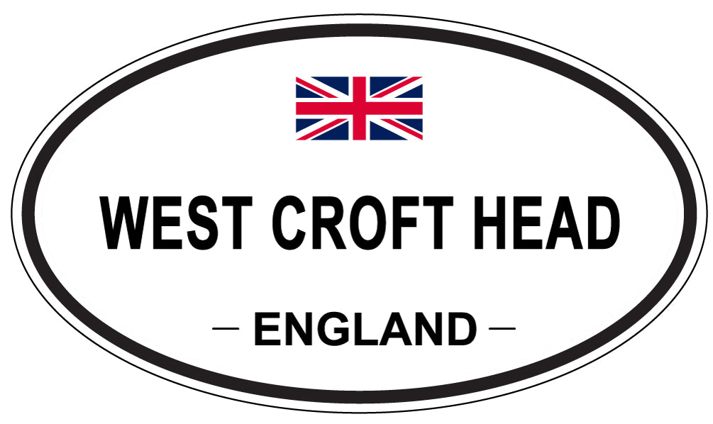 WEST CROFT HEAD, England - Oval Magnet