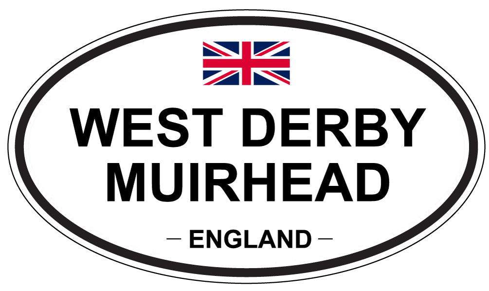 WEST DERBY MUIRHEAD, England - Oval Magnet