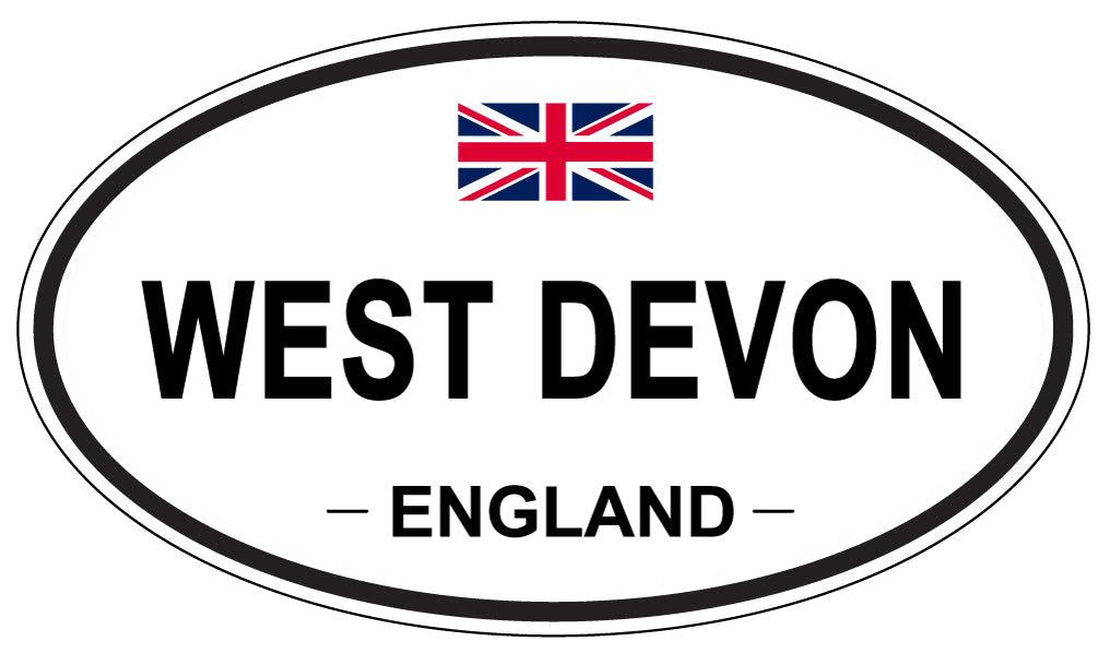 WEST DEVON, England - Oval Magnet