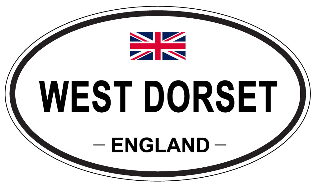 WEST DORSET, England - Oval Magnet