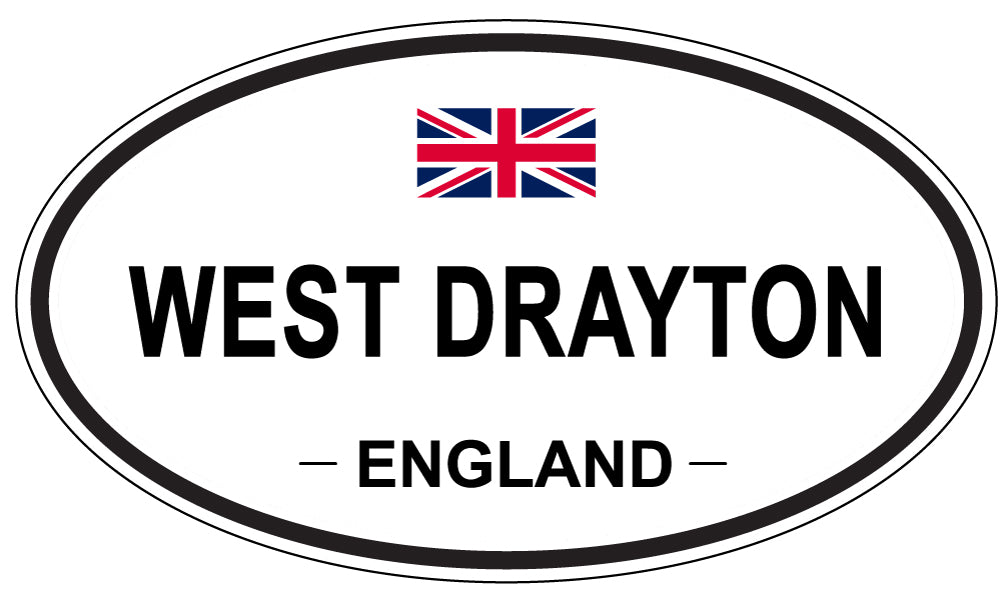 WEST DRAYTON, England - Oval Magnet