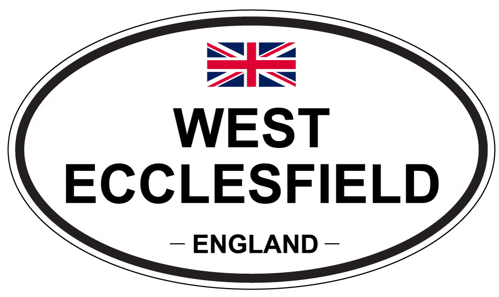 WEST ECCLESFIELD, England - Oval Magnet