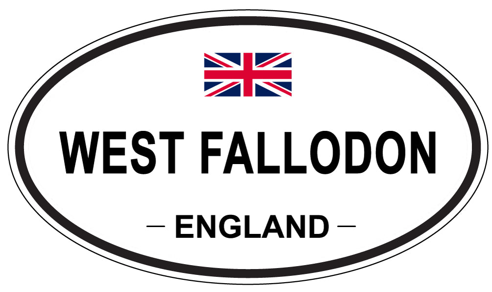WEST FALLODON, England - Oval Magnet