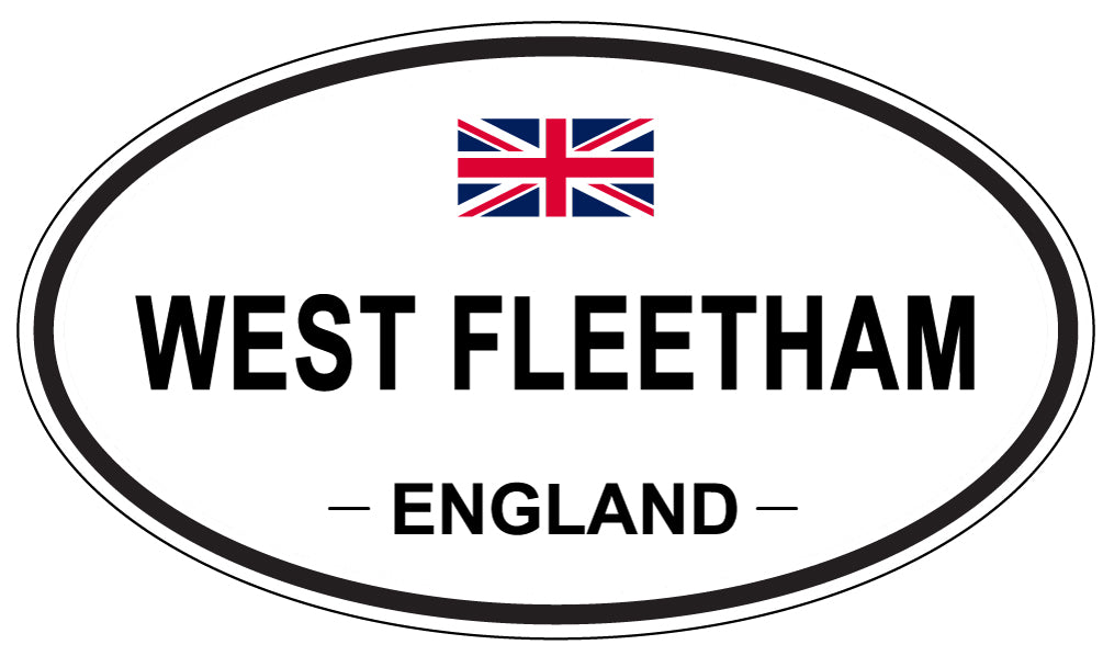 WEST FLEETHAM, England - Oval Magnet