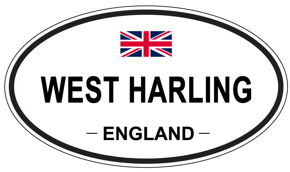 WEST HARLING, England - Oval Magnet