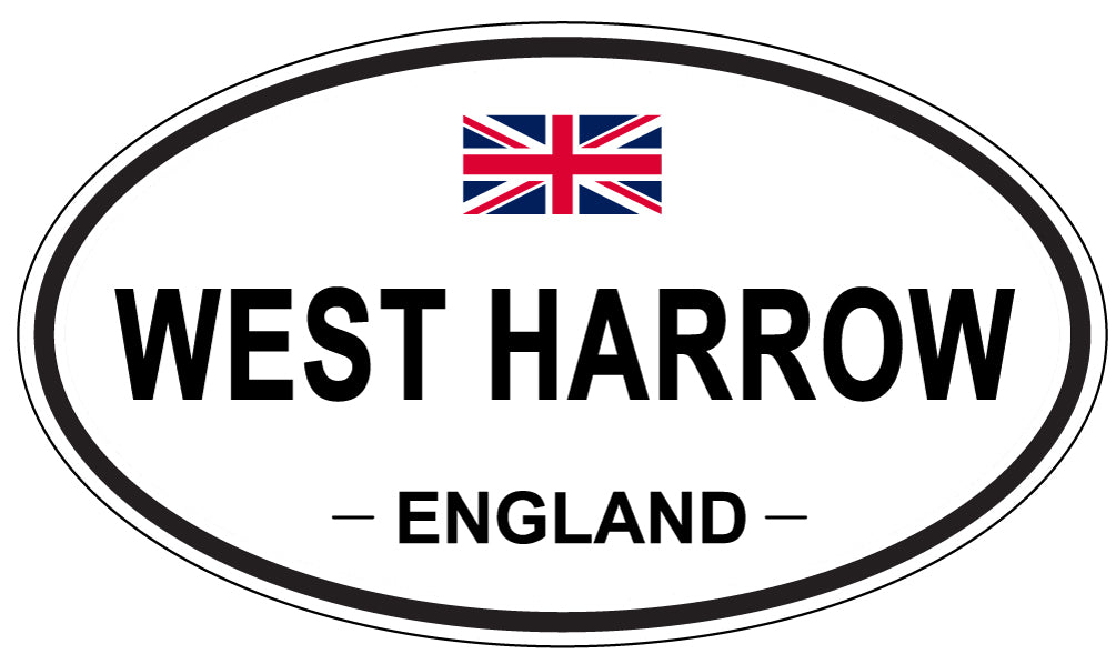 WEST HARROW, England - Oval Magnet