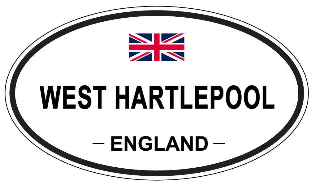 WEST HARTLEPOOL, England - Oval Magnet