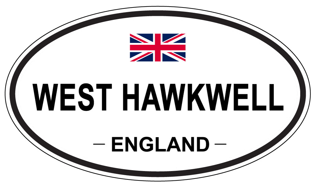 WEST HAWKWELL, England - Oval Magnet