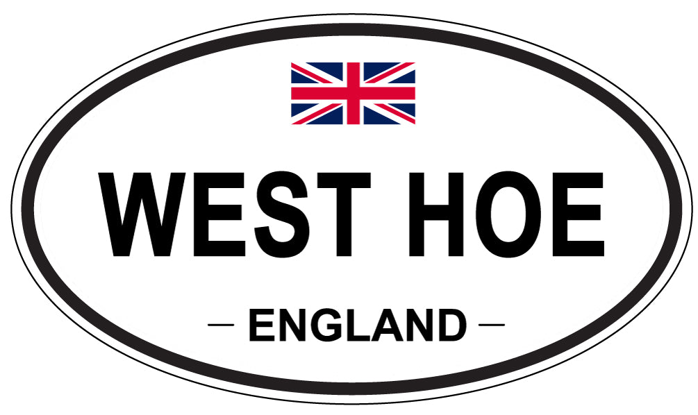 WEST HOE, England - Oval Magnet