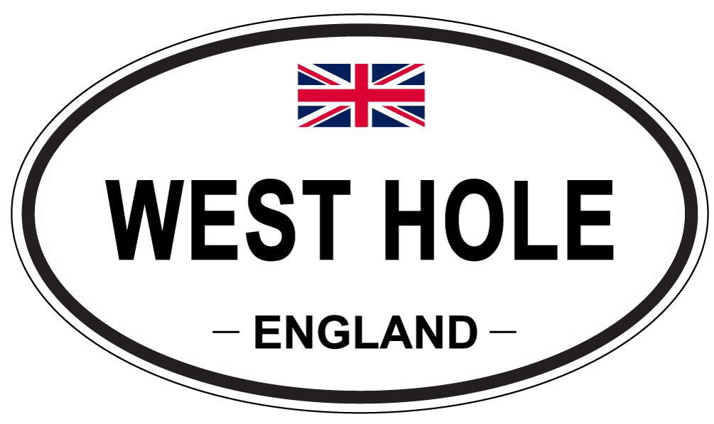 WEST HOLE, England - Oval Magnet