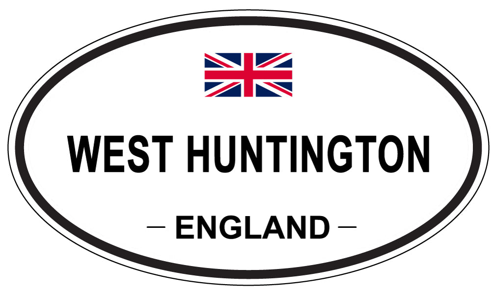 WEST HUNTINGTON, England - Oval Magnet