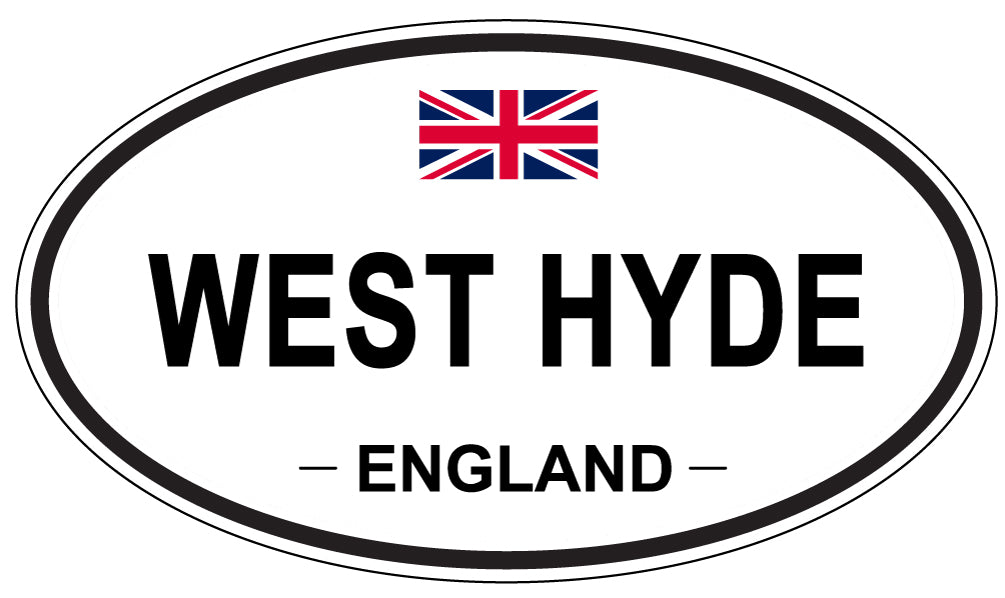WEST HYDE, England - Oval Magnet