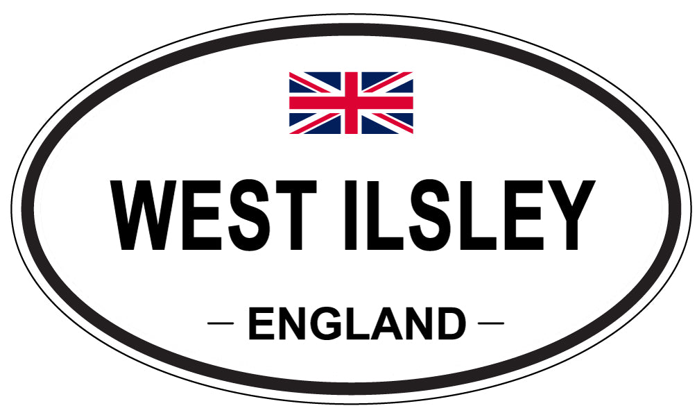 WEST ILSLEY, England - Oval Magnet