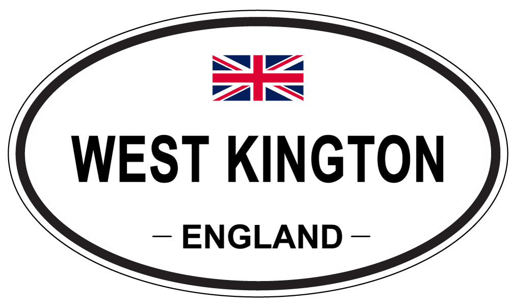 WEST KINGTON, England - Oval Magnet