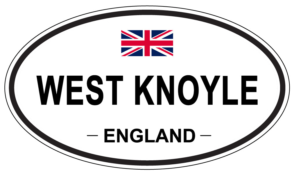 WEST KNOYLE, ENGLAND - Oval Sticker