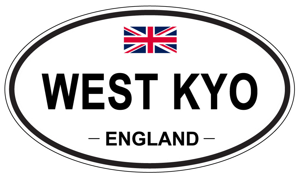 WEST KYO, England - Oval Magnet