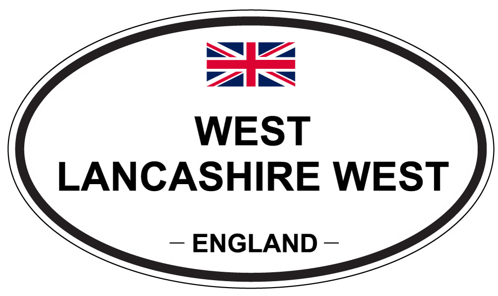 WEST LANCASHIRE WEST, England - Oval Magnet