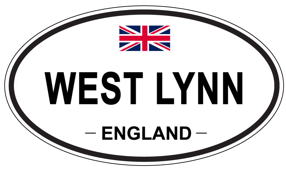WEST LYNN, ENGLAND - Oval Sticker