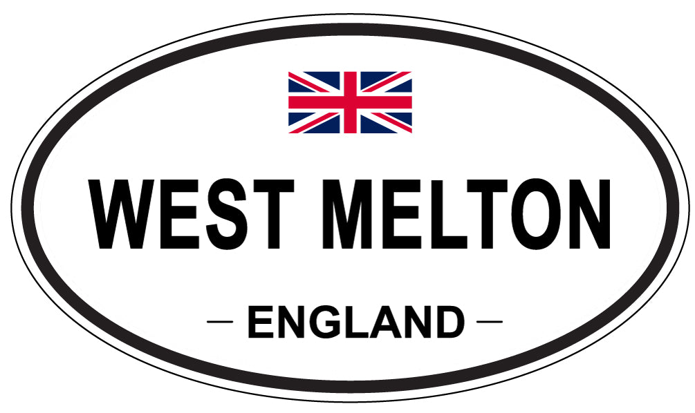 WEST MELTON, England - Oval Magnet