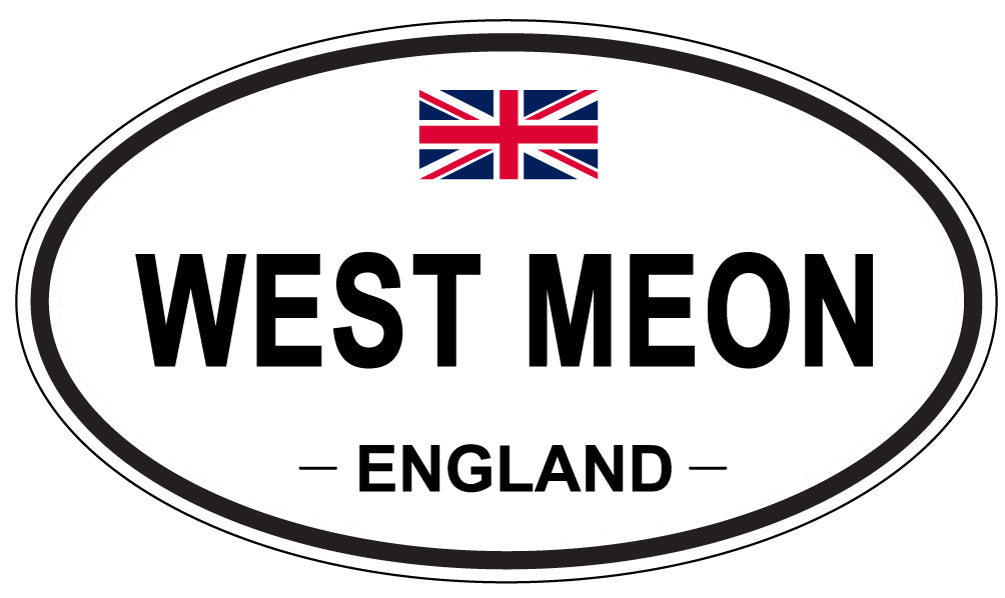 WEST MEON, England - Oval Magnet