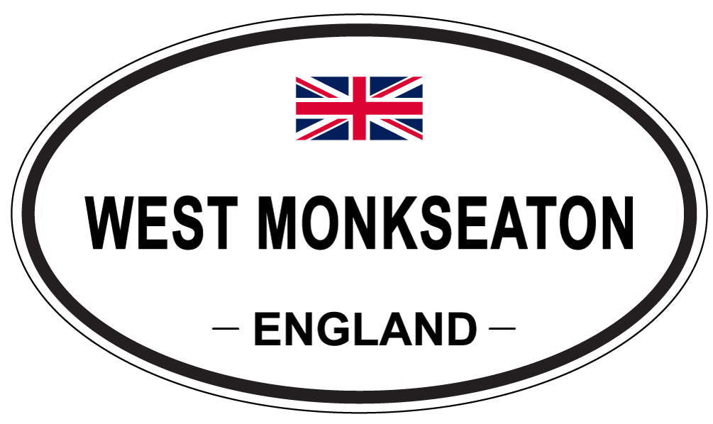 WEST MONKSEATON, England - Oval Magnet