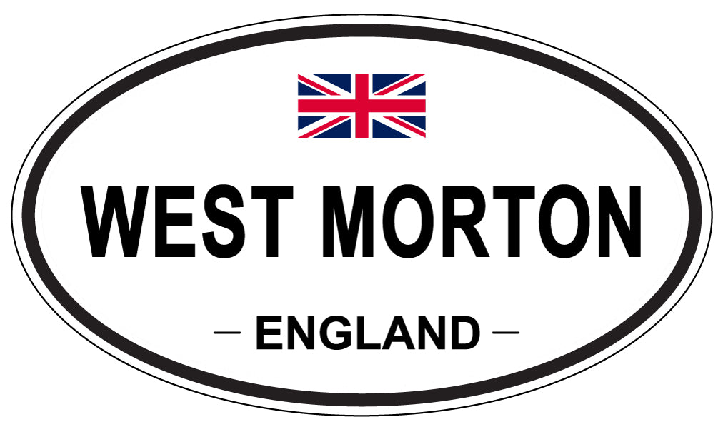 WEST MORTON, England - Oval Magnet